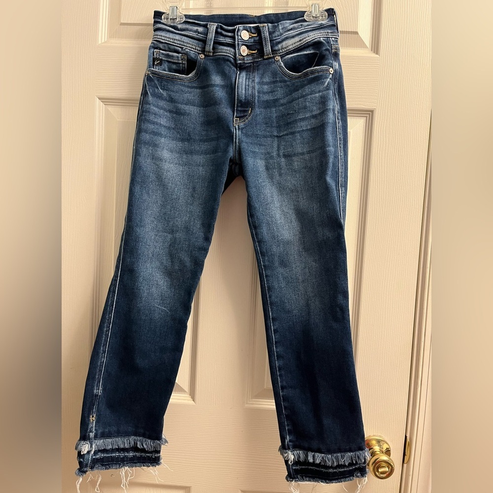 KanCan for Maurice’s Dark Blue Denim Jeans Size 25 XS EUC